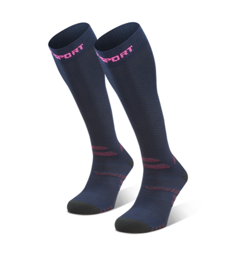 Compression Socks Women & Men 20-30mmhg Knee High Socks- Best For Running,  Nursing, Hiking, Recovery&flight11-multicoloured1-1glarge-x-large
